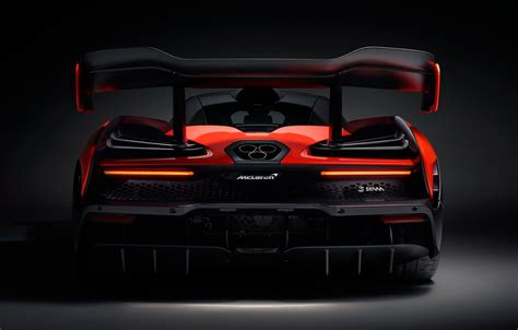 Wallpaper Mclaren Spoiler Rear View 2018 Senna Images For Desktop