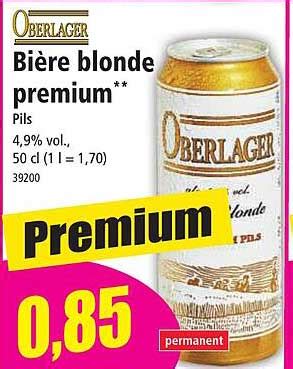 Promo Bi Re Blonde Premium Oberlager Chez Norma Icatalogue Fr
