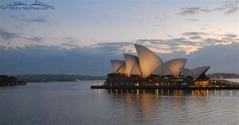 Sydney Opera House Before Dawn Light On The Wing Photography