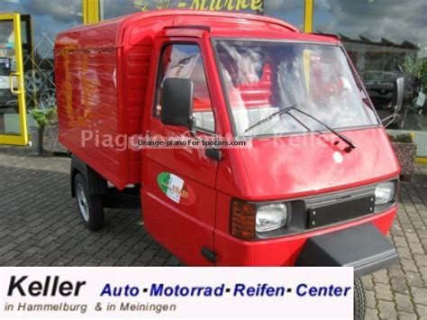 2013 Piaggio Ape Tm 200 Box Car Photo And Specs