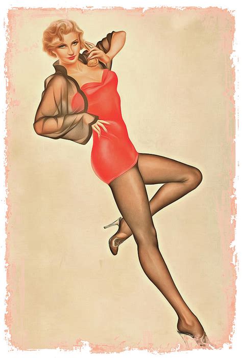 Alberto Vargas Pin Up Girl 19l Digital Art By John Shepherd Fine Art