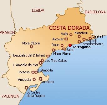 consumption maybe Inspiration map of costa dorada resorts Established ...