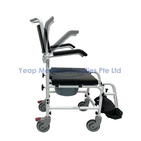 ASSURE REHAB Aluminium Shower Commode Chair Yeap Medical