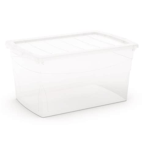 Caja De PlÁstico Blanca 50 L Office Depot Mexico