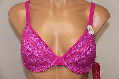 NWT Hula Honey Swimsuit Bikini Bra Top Sz D Cup PKLLC Crochet U Wire EBay