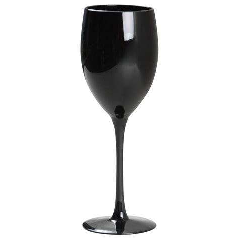 Midnight Black Wine Glass By Artland Black Wine Glass Midnight Black