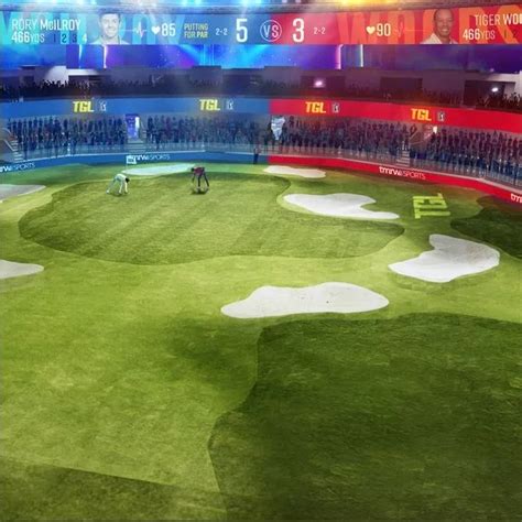 Tiger Woods And Rory Mcilroy Launch Tech Infused Event Inside Stadium