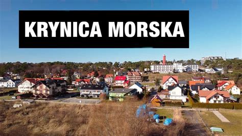 Krynica Morska Miasto Pla A Morze Latarnia Morska Promenady Youtube