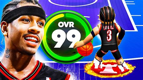 I Created PRIME Allen Iverson In Roblox Basketball INSANE ANKLE