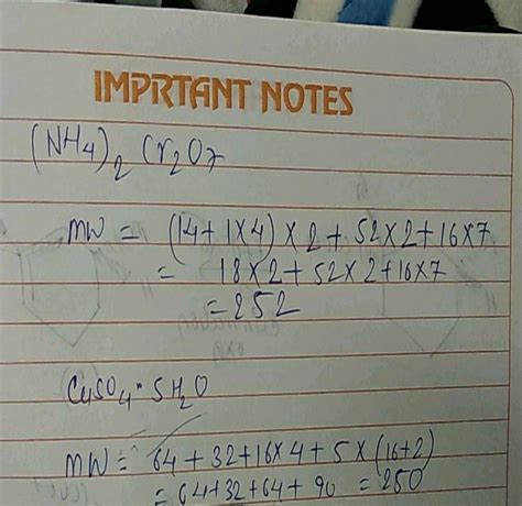 Calculate The Percentage Loss Of Mass Of Hydrated Copper Ii Sulphate Cuso45h2o When It Is