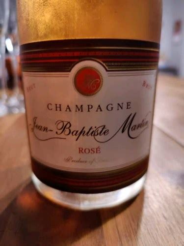 Jean Baptiste Martin Brut Rosé Champagne Vivino US