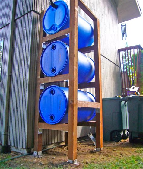 Hubby How To DIY Stacked Rain Barrel System Big Living 58 OFF