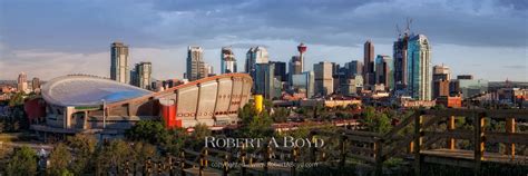 Calgary Cityscape Robert A Boyd Fine Art And Lds Temples