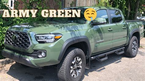 2021 Army Green Toyota Tacoma