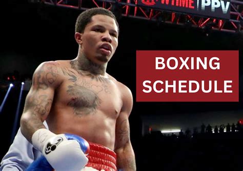 Boxing Schedule Which Boxers Are Fighting This Weekend Inside