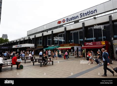 Euston Overground National Rail Train Station London England Uk Stock