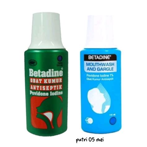 Jual Betadine Mouthwash And Gargle Povidone Ladine Ml Shopee Indonesia