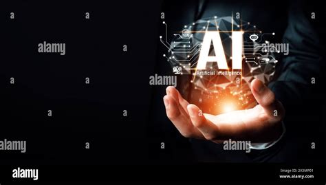 Human Interact With Ai Artificial Intelligence Brain Processor In