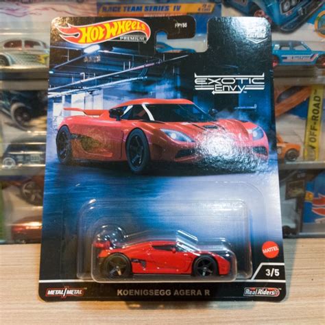 Hot Wheels Koenigsegg Agera R Exotic Envy Premium Shopee Philippines