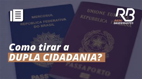 Como Tirar A CIDADANIA EUROPEIA Confira As NOVAS REGRAS YouTube