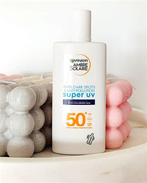 Garnier Ambre Solaire Super Uv Face Fluid Spf 50 Sunscreen Luvia