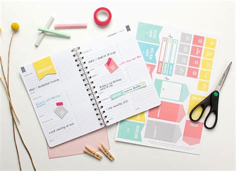 diary printables organize  life  style