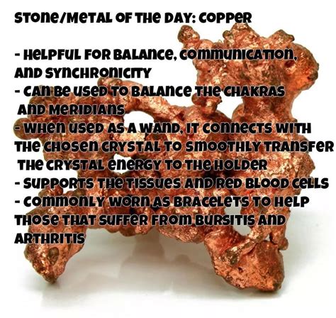 Copper Healing Arts Energy Crystals Spirit Meaning