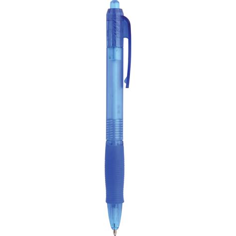 Q Connect Retractable Ballpoint Pen Medium Blue 10 Pack Kf00268