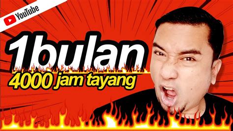 Cara Cepat Kejar Jam Tayang Youtube Untuk Pemula Hanya