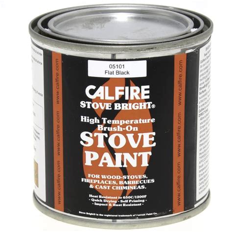 Calfire High Temperature Stove Paint Matt Black Ml