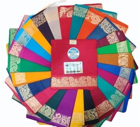 Jacquard Border Cotton Fabric At Rs 4675meter Blouse Pieces In