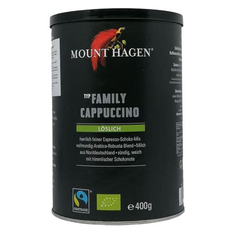 5052 Ft Mount Hagen bio cappuccino családi kiszerelés 400g