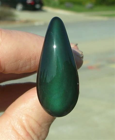 Green Obsidian Rock Tumbling Hobby