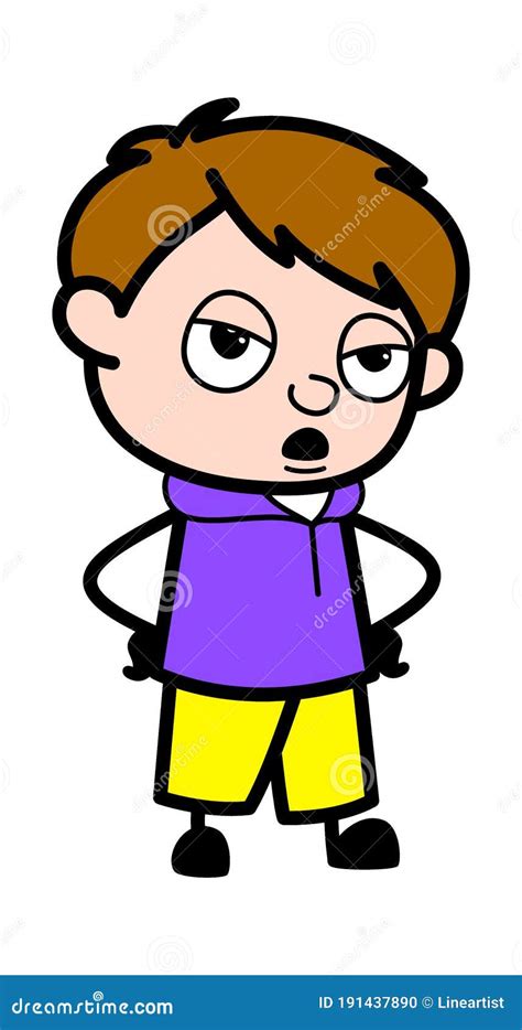 Cartoon Boy Listening Stock Illustration Illustration Of Child 191437890