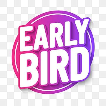 Early Bird Vector Art PNG Images | Free Download On Pngtree