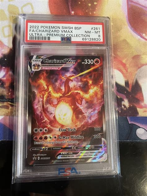 Pokemon Swsh Bsp Charizard Vmax Ultra Premium Collection Psa