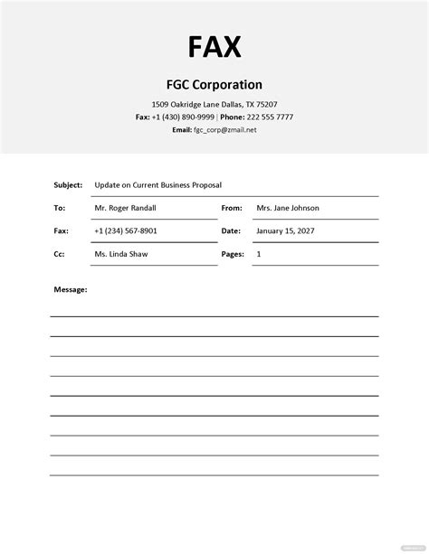 Printable Able Fax Cover Sheet Template Infoupdate Org