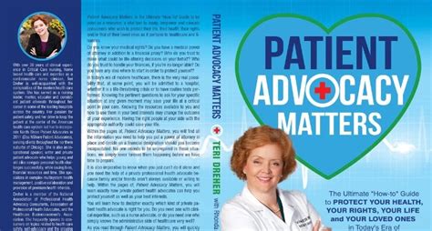 Patient Advocacy Matters By Teri Dreher Will Be Available By Mid November