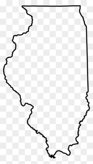 Illinois State Map Clipart