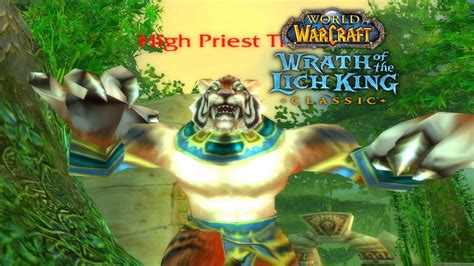 WOTLK Prepatch New Strategy On How To Solo Zg Tiger Boss In Prepatch