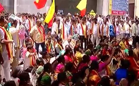 Karnataka Lingayats Stage Protest In Bidar Seeking Separate Religious