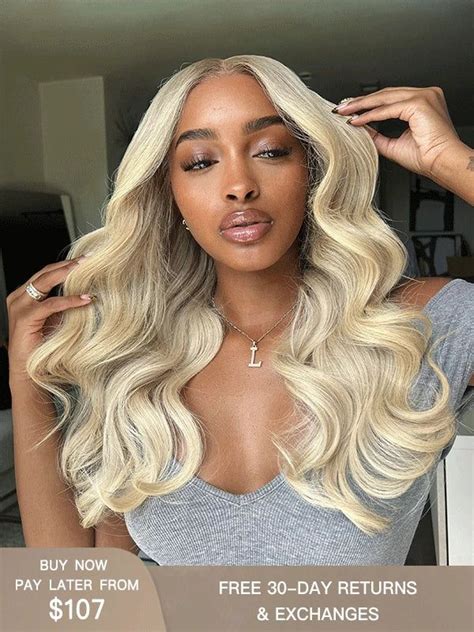 Barbie Hair Style Middle Part Buttermilk Blonde Color HD Lace Front Wi In 2024 Barbie Hair
