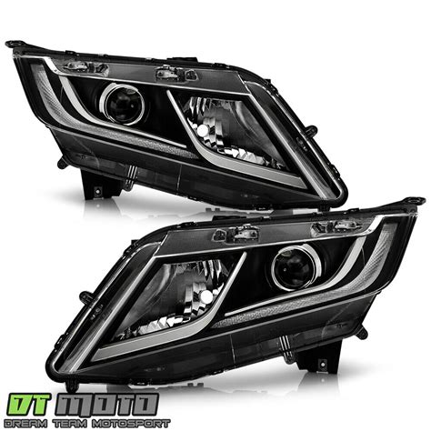 For 2018 2020 Honda Odyssey Halogen W LED DRL Headlights Headlamps