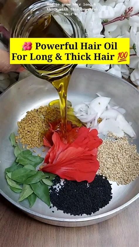 Hair Oil For Long Thick Which Increases Her Hair So Fast Thick