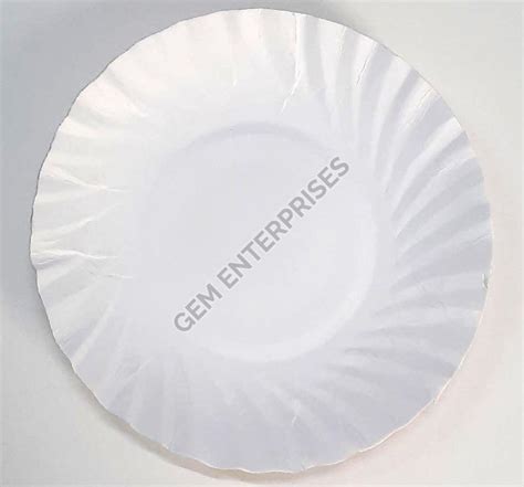 Plain Round Inch Itc Paper Plate Manufacturer Supplier From Chennai