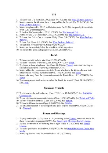 613 Mitzvotdocx Teaching Resources
