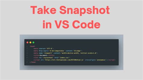 How To Take Screenshot In Visual Studio Code Take Snapshot Of Your