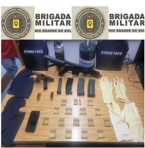 3º BPAT Ação da Brigada Militar prende dois homens e apreende armas e