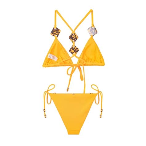 Ayje Sarı A 79 Rio Üçgen Bikini Takımı hipicon