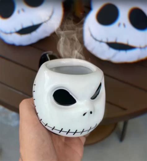 Caneca 3D Face Jack Skellington O Estranho Mundo De Jack The Nightmare